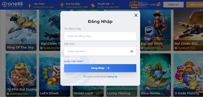 Hướng dẫn cách chơi Lucky Fishing tại nhà cái ONE88 