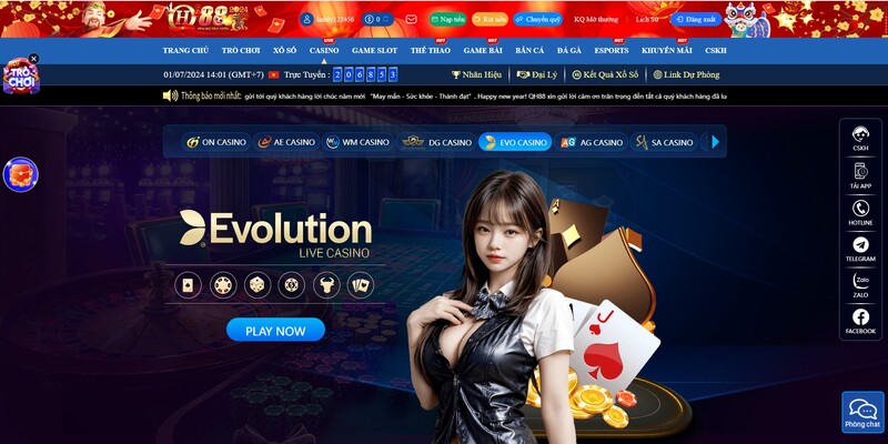 Danh Sách Những Sảnh Cược Casino QH88 Nổi Bật