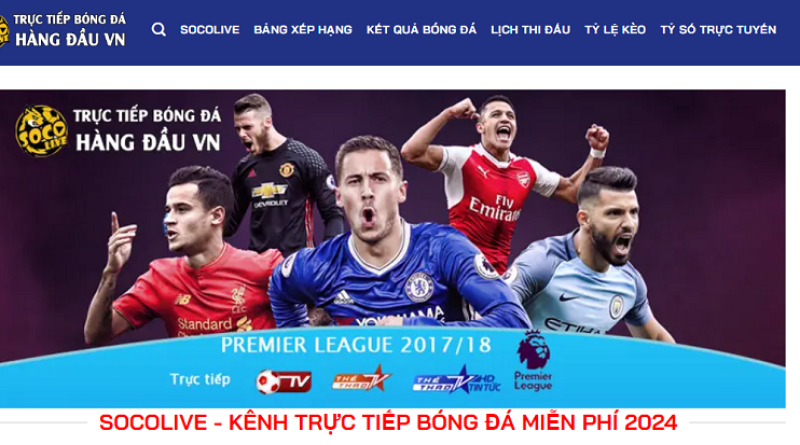 Socolive – Thế Giới Thể Thao Trực Tuyến Hấp Dẫn Năm 2024