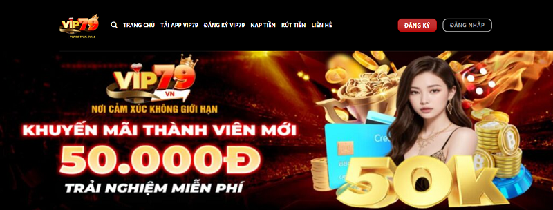 VIP79 - Sân chơi game đổi thưởng uy tín hàng đầu