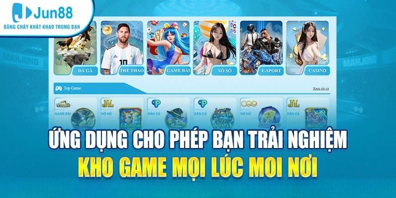 Cung cấp phong phú game mới lạ và độc đáo