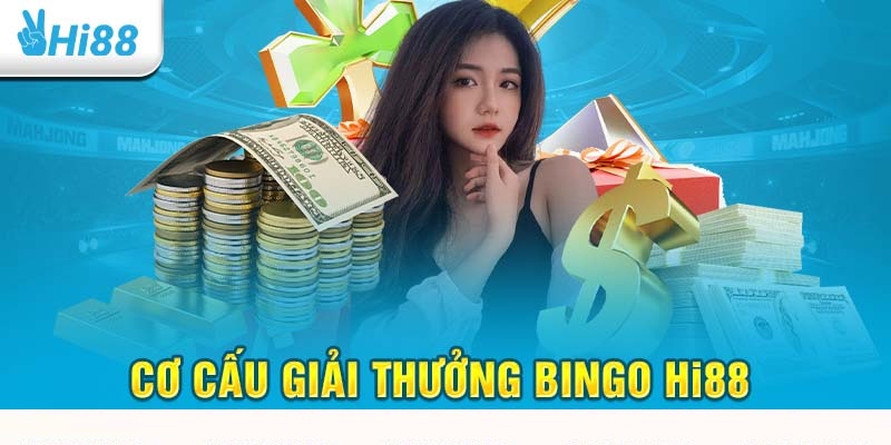 Xổ số bingo Hi88 có cơ cấu trả thưởng cực hấp dẫn