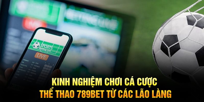 Kinh nghiệm chơi cá cược THỂ THAO 789BET từ các lão làng