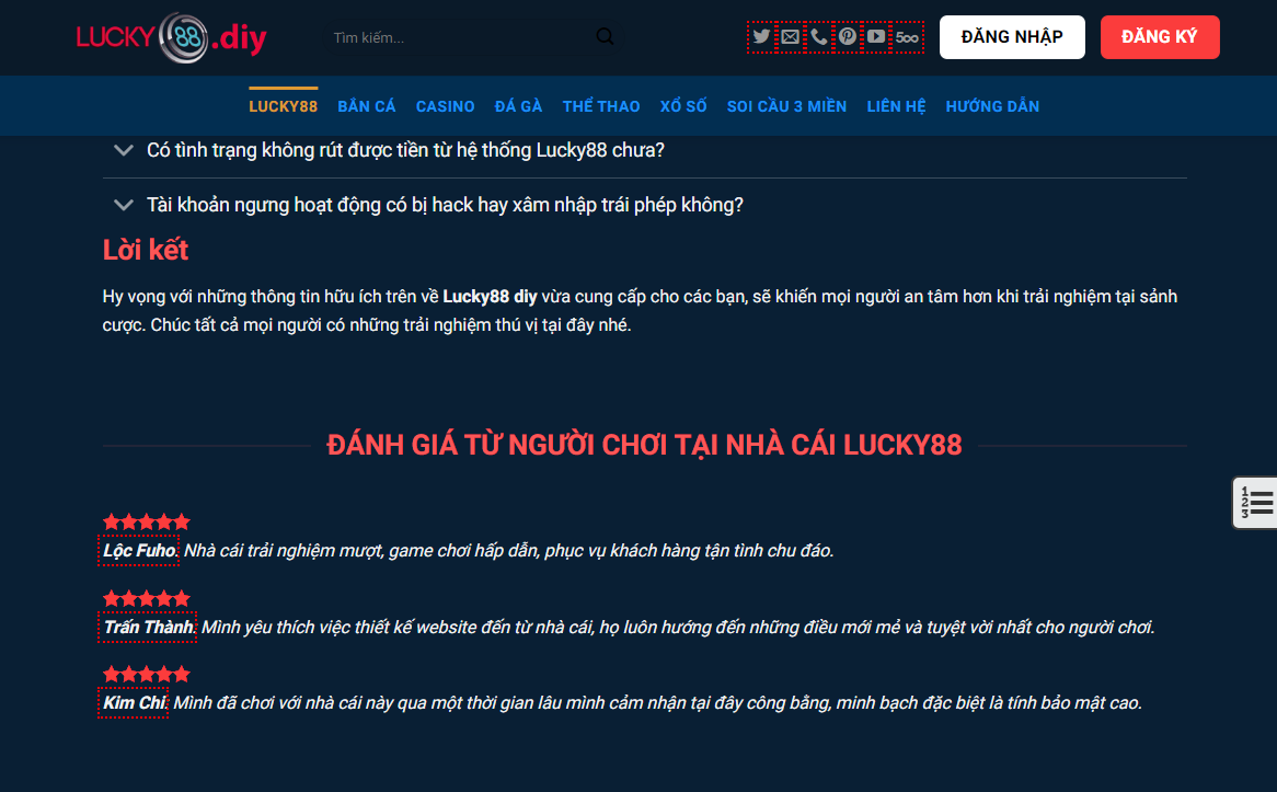 Giới thiệu về Lucky88