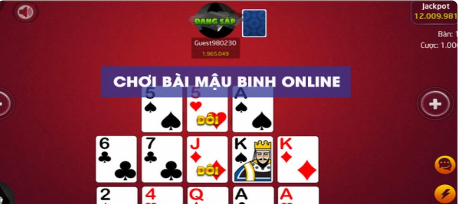 Các bộ bài thắng trắng khi chơi mậu binh 188bet