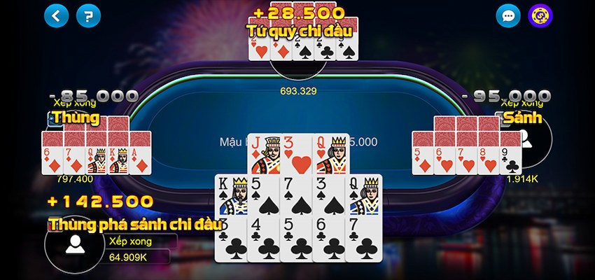 Là một nghệ thuật tan bài khi chơi mậu binh 188bet